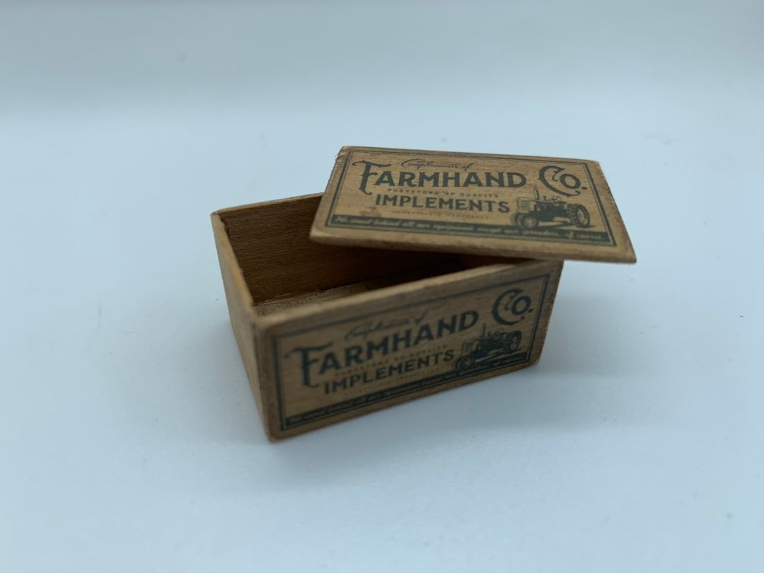 Casa Delle Bambole In Scala 1/12, Qualità Baule/cassa Piccola - Foto 8