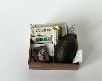 Dollshouse miniature crate,  1:12 scale