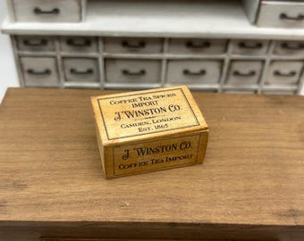 Dollshouse miniature crate, 1:12 scale