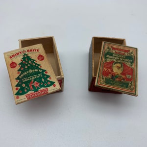 Casa delle bambole cassetta miniatura, scala 1 :12,  cassa miniatura vintage