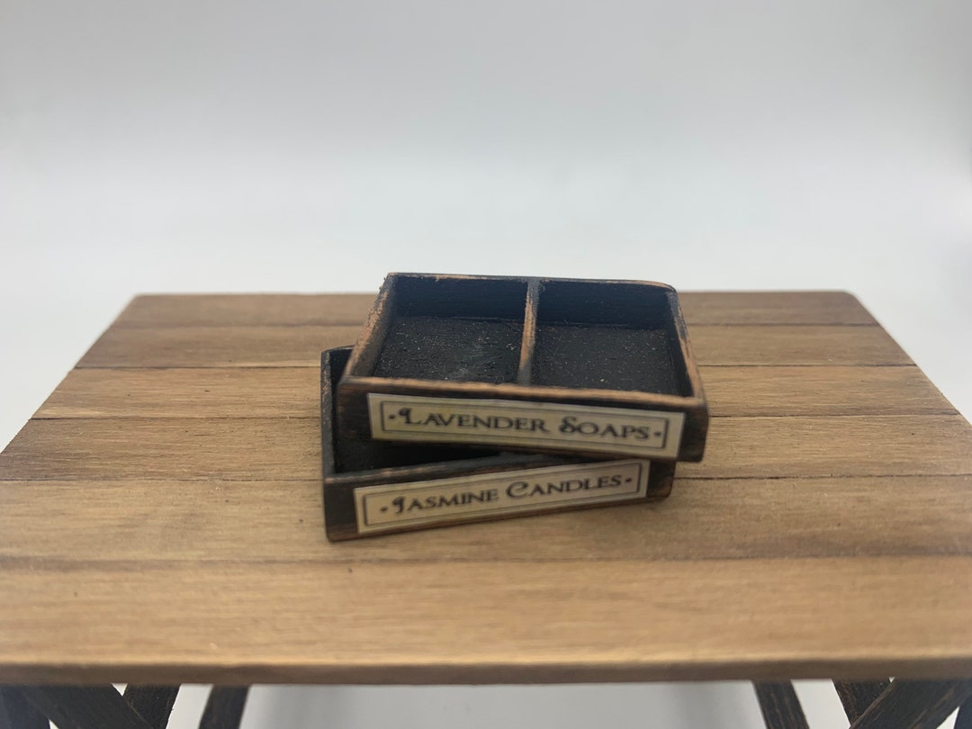 Scatola Del Pane In Miniatura Per Casa Delle Bambole, Scala 1:12, Legno Non Finito, Con Sportello Che Si Apre
