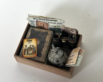 Dollshouse miniature crate,  1:12 scale