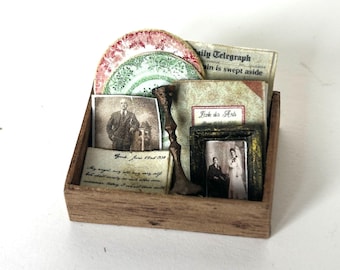 Dollshouse miniature crate,  1:12 scale