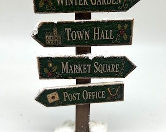 Dollshouse miniature Christmas sign, 1:12th scale