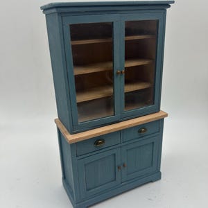 Miniature kitchen furniture, dollshouse cupboard , 1:12th scale