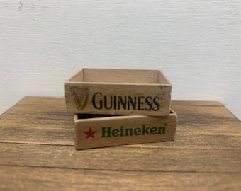 Dollshouse miniature crates, 1.12th scale