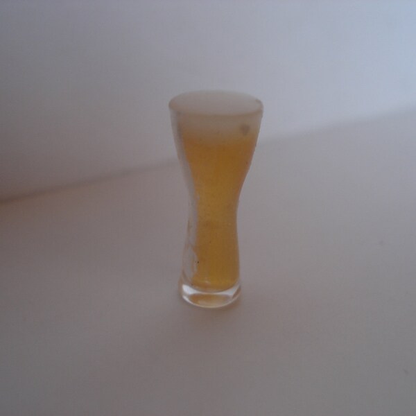 Miniature one pint beer glass