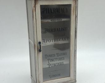 Dollshouse miniature furniture,  1:12 scale display cabinet