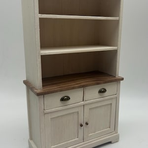 Miniature kitchen furniture, dollshouse cupboard , 1:12th scale