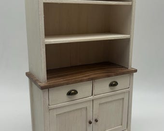 Dollshouse miniature kitchen furniture, cupboard 1:12 scale