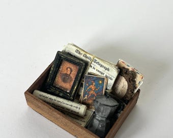 Dollshouse miniature crate,  1:12 scale