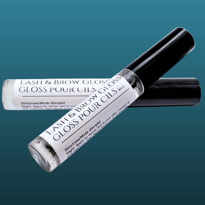 Strengthening + Cleansing Castor Oil Serum Gloss For Eyelashes and Eyebrows, Natural Ingredients image 7