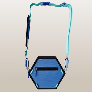 NOMAD Hive Cross Body Travelers Pouch | Reef Blue | Cross body bag, Shoulder bad, travelers bag, traveler companion, camping gear bag