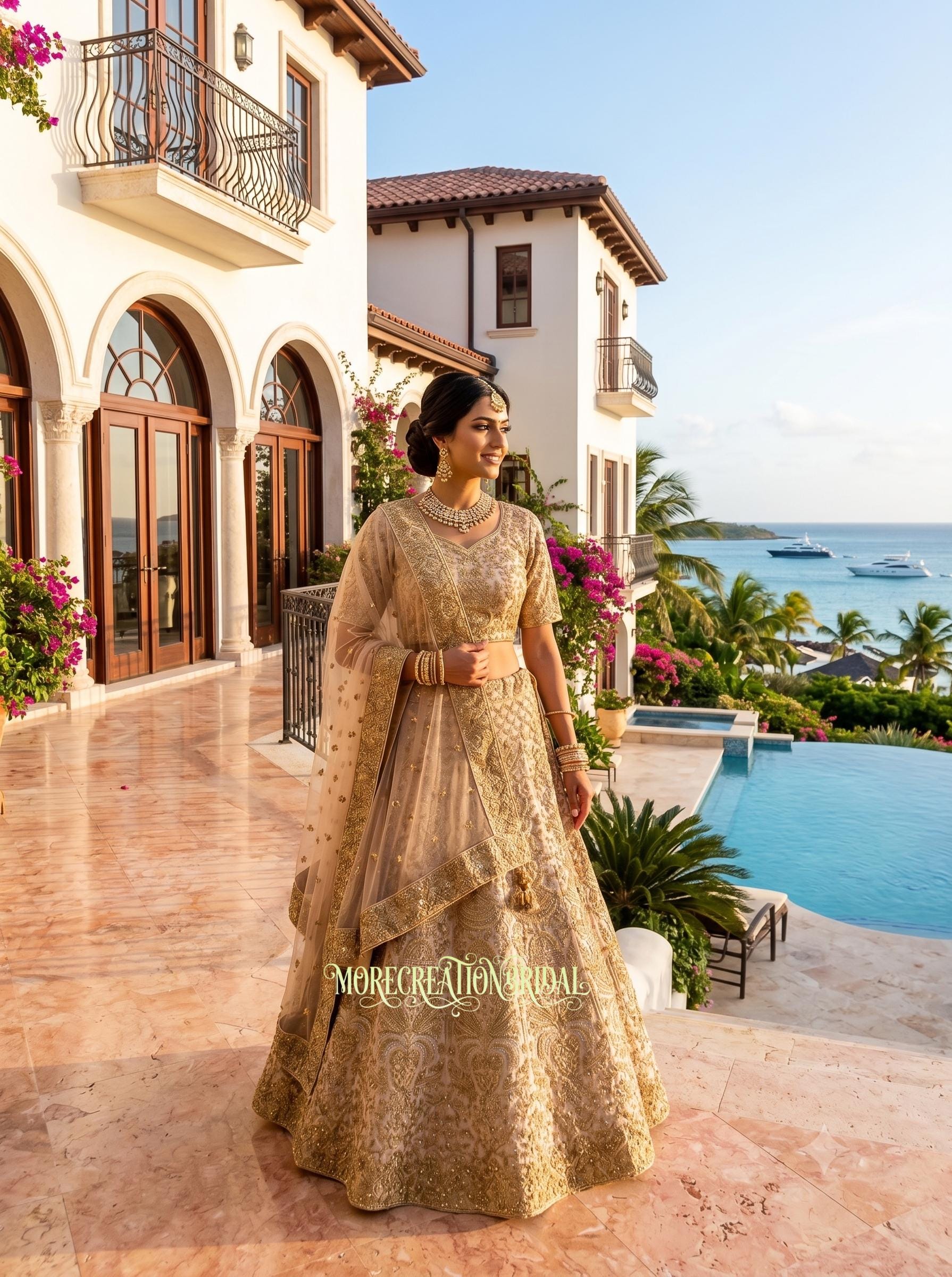Cream Pakistani Dress