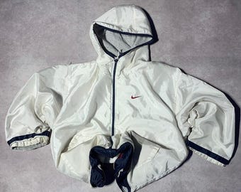 ウェア Vintage Nike Big Logo Reversible Jacket VTG 90s Nike Big Swoosh Logo Reversible Puffer Coat Jacket