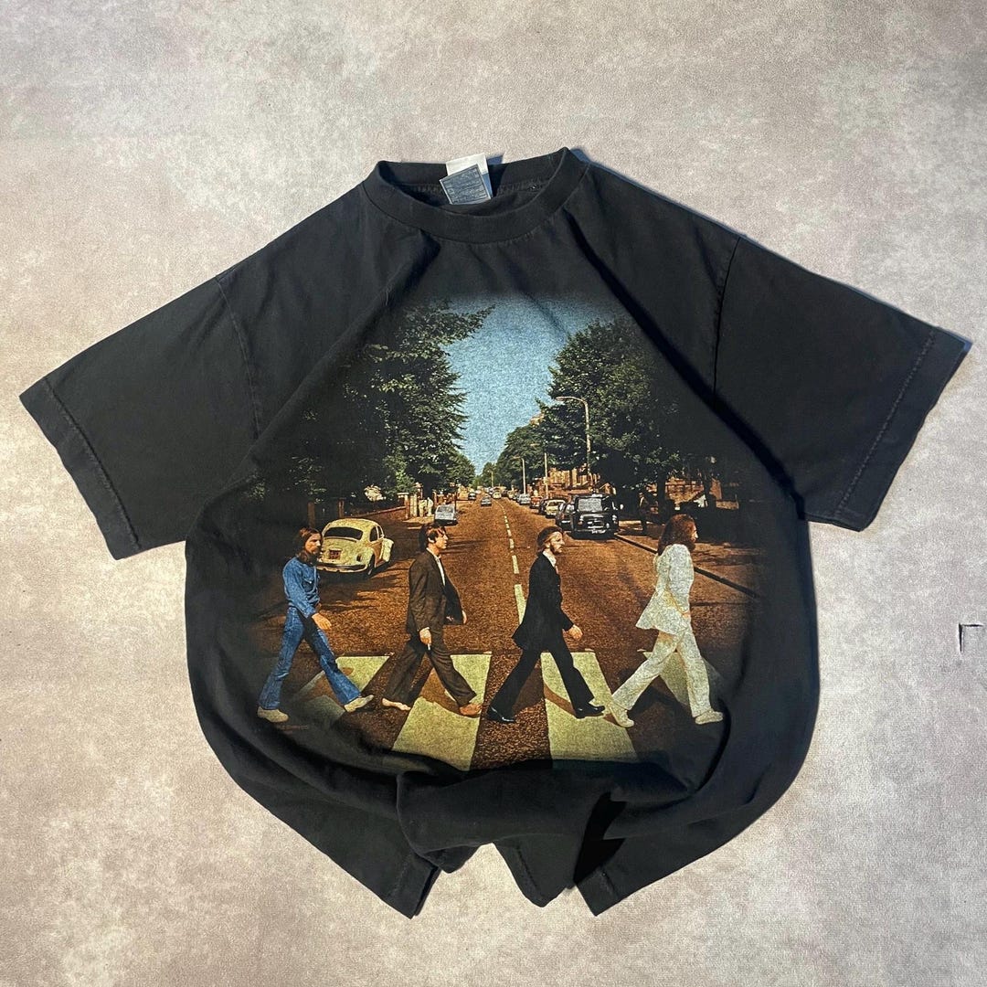 90s ビートルズ　アビーロード　ビンテージTシャツ　usa製 ビートルズ アビーロード 90年代 tシャツ 90's THE BEATLES ''ABBEY