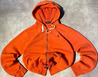 80s Reverse Weave Warm Up Champion Red Hoodie - 5 Star Vintage