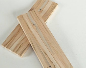 Ambrosia Maple Knife Scales, Book Matched Set (6 x 1-7/8 x 3/8")