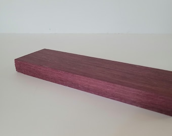 Purpleheart Exotic Wood Block, Craft Block
