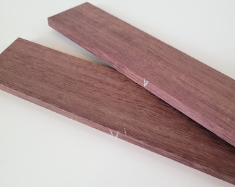 Purpleheart Exotic Wood Knife Scales/Grips Thin Boards