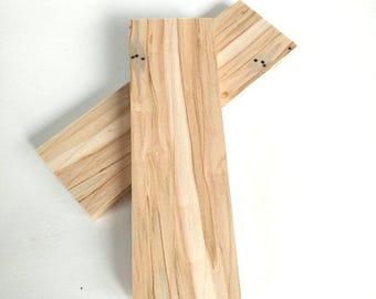 Ambrosia Maple ~ Red Maple ~ Book Matched Knife Scale Set 6” x 1-7/8” x 3/8”