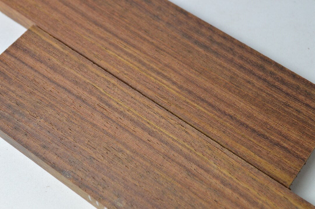Wood Knife Handle Blanks Grips Mystery Wood 5 X 11/2 Thin Boards Bookmatched Set Etsy