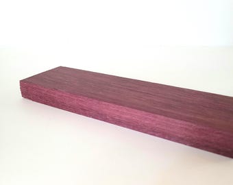 Purpleheart Exotic Wood Block, Craft Block