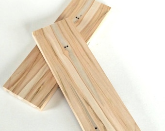 Ambrosia Maple Knife Scales, Book Matched Set (6 x 1-7/8 x 3/8")