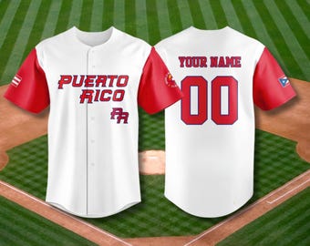 Puerto Rico Baseball Jersey: Custom Name & Number, 2026 Classic