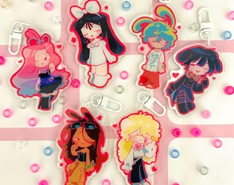 Alien Stage Bunny acryl sleutelhangers