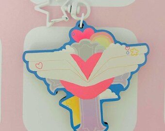 Dramatical Murder Aoba Cross DMMD Wooden Layered Keychain - Etsy