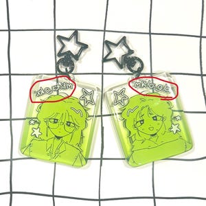 MISPRINT SALE** The Guy She was Interested in Wasn’t a Guy at All - Mitsuki Koga double sided keychain