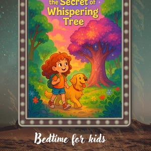 Luna e o Segredo da Árvore Sussurrante, livro infantil, livro infantil personalizado com animais da fazenda, livro com nome personalizado, bons sonhos