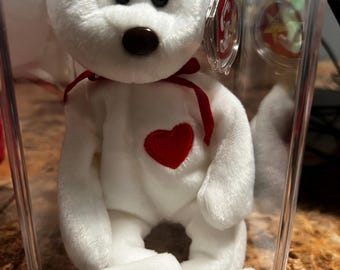 Valentino with Brown Nose error! Extremely Rare Ty Beanie Babies Vintage Retired Mint Condition