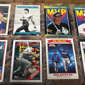 MLB Trading Cards 500+ Lot Pete Rose, Jose Canseco Dream Team Very Rare Vintage Box #8 88-92