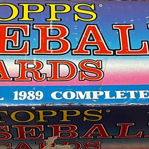 Vintage Topps Baseball Cards MLB 1989, Rare 700+ état presque neuf