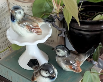 Vintage Goebel Songbird Figurines Made in West Germany Ceramic Bird Collection Set of 3