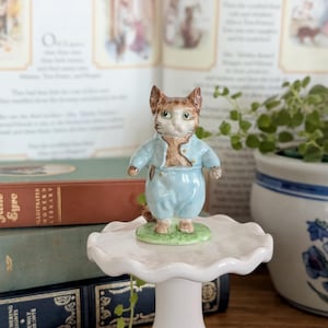 Beatrix Potter Figurines Cat - Etsy