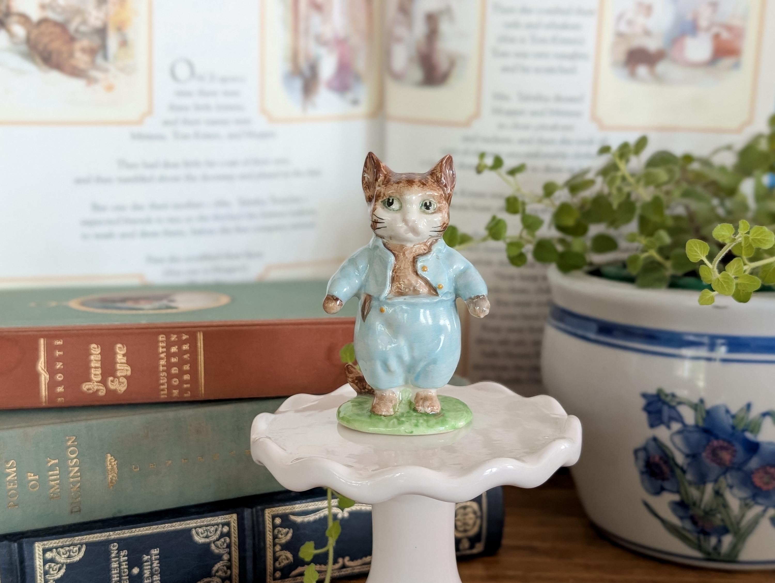 Beatrix Potter Figurines Cat - Etsy