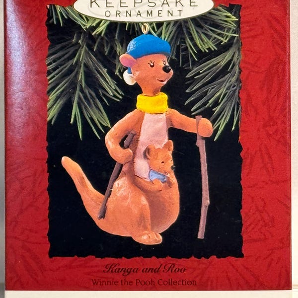 Hallmark Keepsake Ornament – Kanga & Roo, Winnie the Pooh Collection New in Box