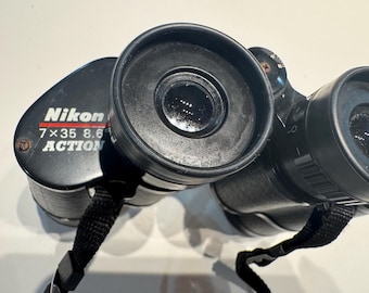 Vintage Pair of Nikon Binoculars - Vietnam Era - 7X 50 7.3
