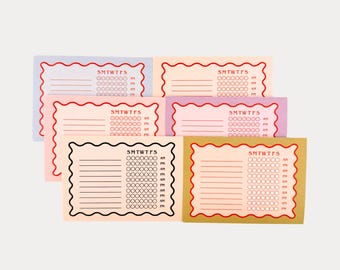 Habit Tracker • Daily Routine Checklist • Skincare • Wellness • Self Care Planner • Sticky Notes • Productivity Notepad • To do list •