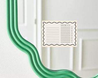 Habit Tracker Sticky Notes | AM PM Routine Checklist