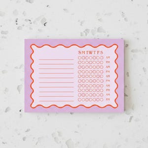 Habit Tracker • Daily Routine Checklist • Skincare • Wellness • Self Care Planner • Sticky Notes • Productivity Notepad • To do list • Bild 8