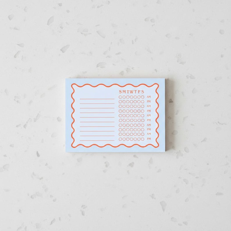 Habit Tracker • Daily Routine Checklist • Skincare • Wellness • Self Care Planner • Sticky Notes • Productivity Notepad • To do list • Bild 10