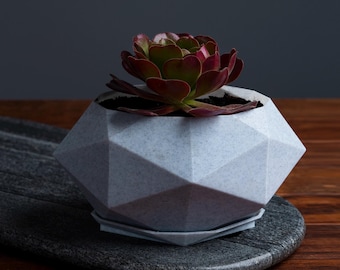 Geometric Pot | Various Colours | Modern Pot | Succulent Planters | Pots for Plants | Elegant | 3d Printed