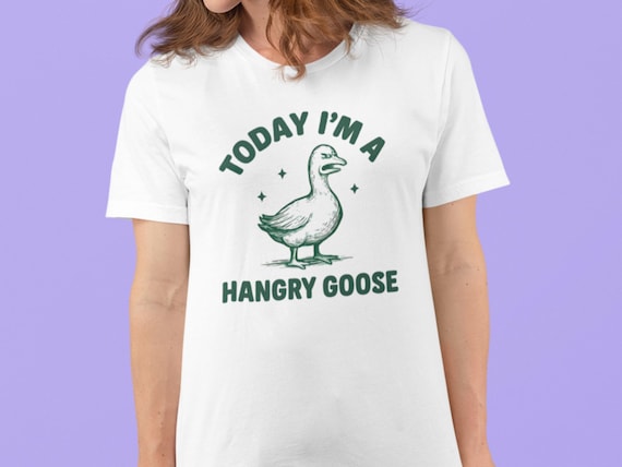 Hangry Goose T-Shirt: Unisex Humor Tee for Goose Lovers