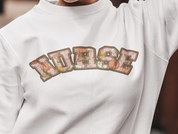 Fall Nurse Fleece Sweatshirt: Cozy Medical Apparel