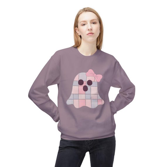 Cute Ghost Crewneck Sweatshirt, Halloween Sweater, Cozy Unisex Pullover, Fall Fashion, Casual Gift for Ghost Lovers