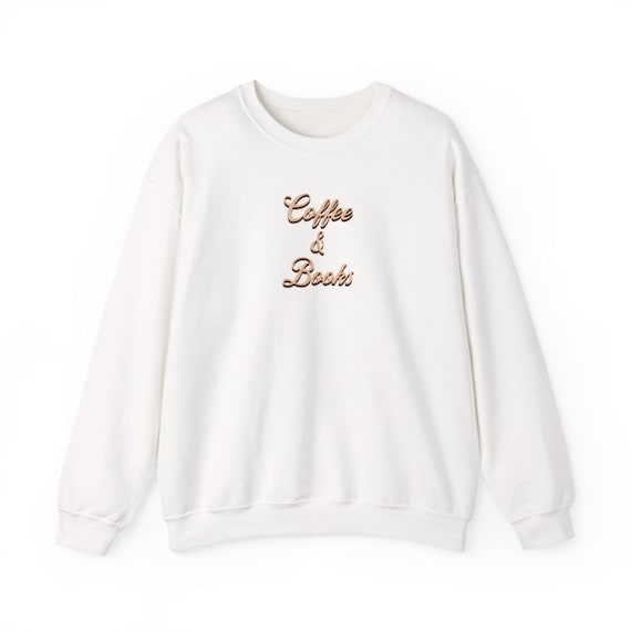 Coffee & Books Sweatshirt: Cozy Unisex Book Lover Pullover